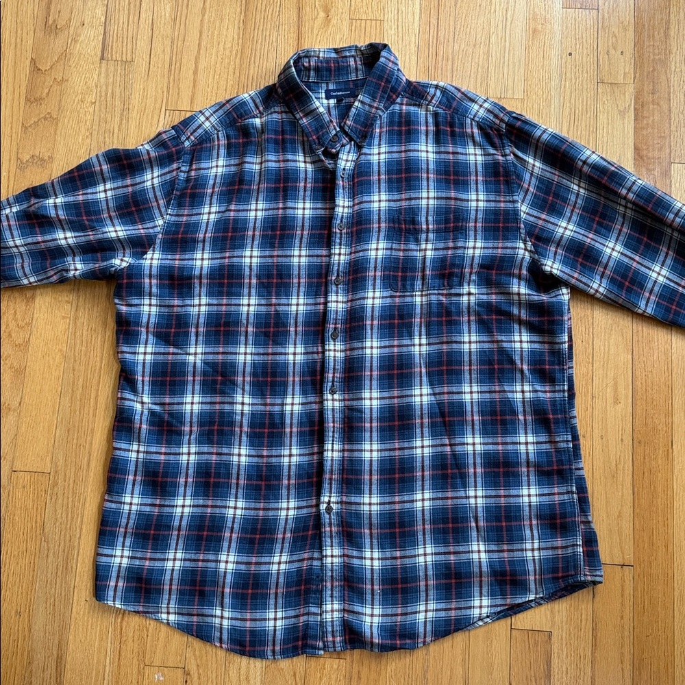 Vintage Croft & Barrow Plaid Flannel Button Up